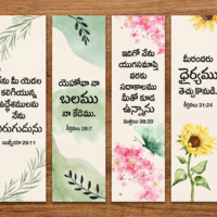 Christ Path "Grace in Bloom" – 100 Piece Telugu Bookmark Collection